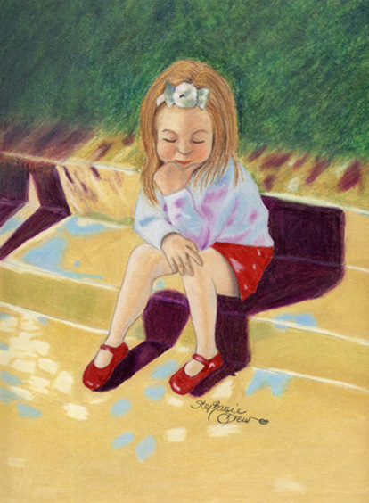 Little girl by Stephanie