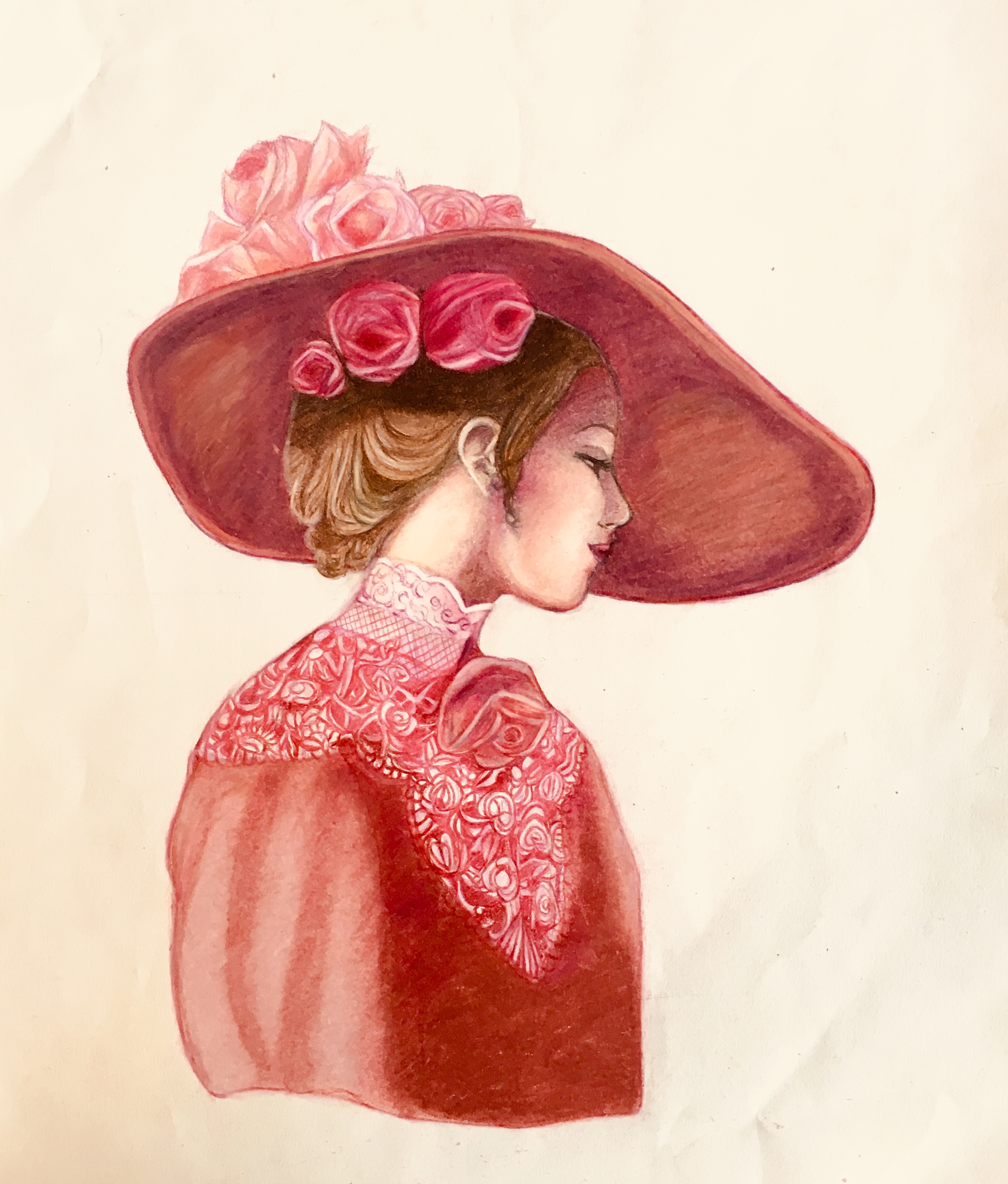 Lady in pink by Zoe