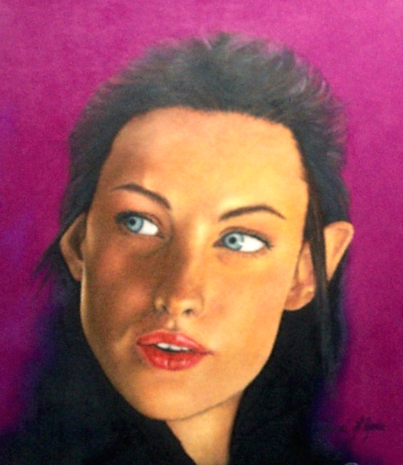 Finished portrait of Arwen by Sarai